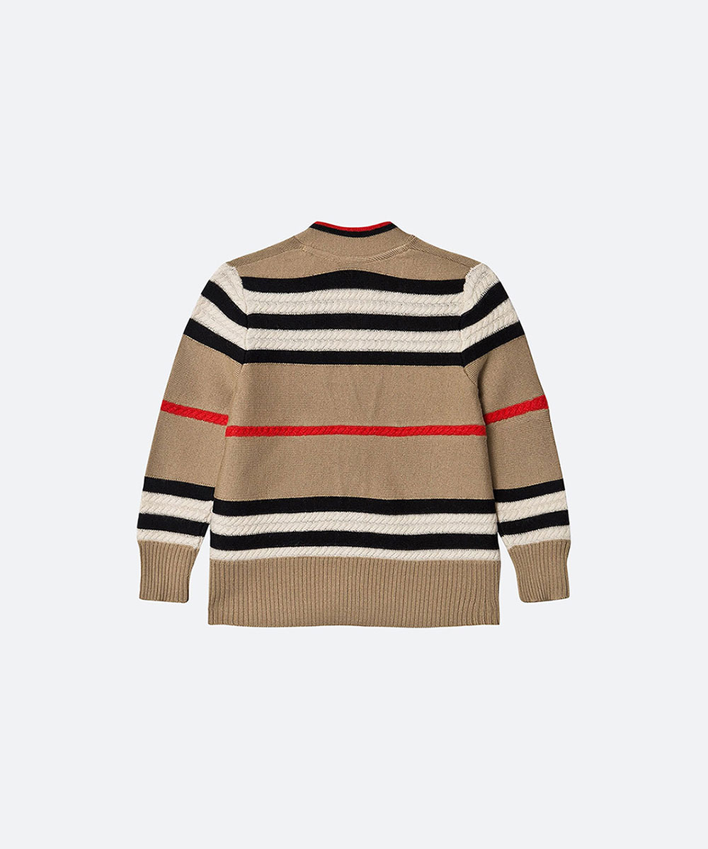 Cotton striped T-Shirt - 画像 (2)